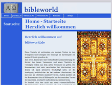 Tablet Screenshot of bibleworld.de